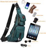 Nicgid Sling Bag Chest Shoulder Backpack Fanny Pack Crossbody Bags for Men - Image 5